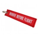 REMOVE BEFORE FLIGHT KEYCHAIN