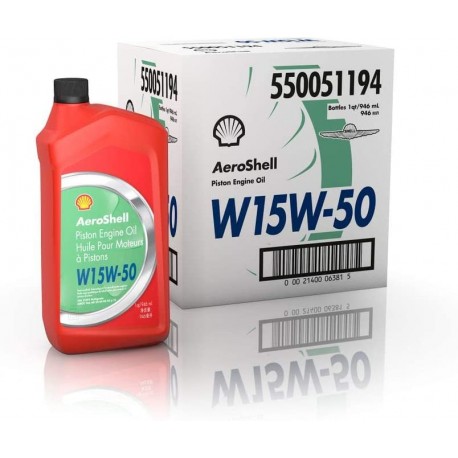 AEROSHELL OIL 15W-50 6 QT BOX